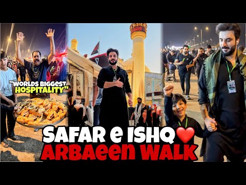 Arbaeen walk Najaf to Karbala ❤️ Ishq ka safar| Worlds biggest hospitality