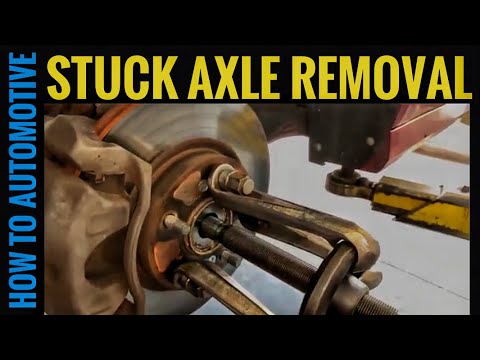Use The Otc Heavy Duty Hub Puller To Remove A Stuck Axle From A Hub