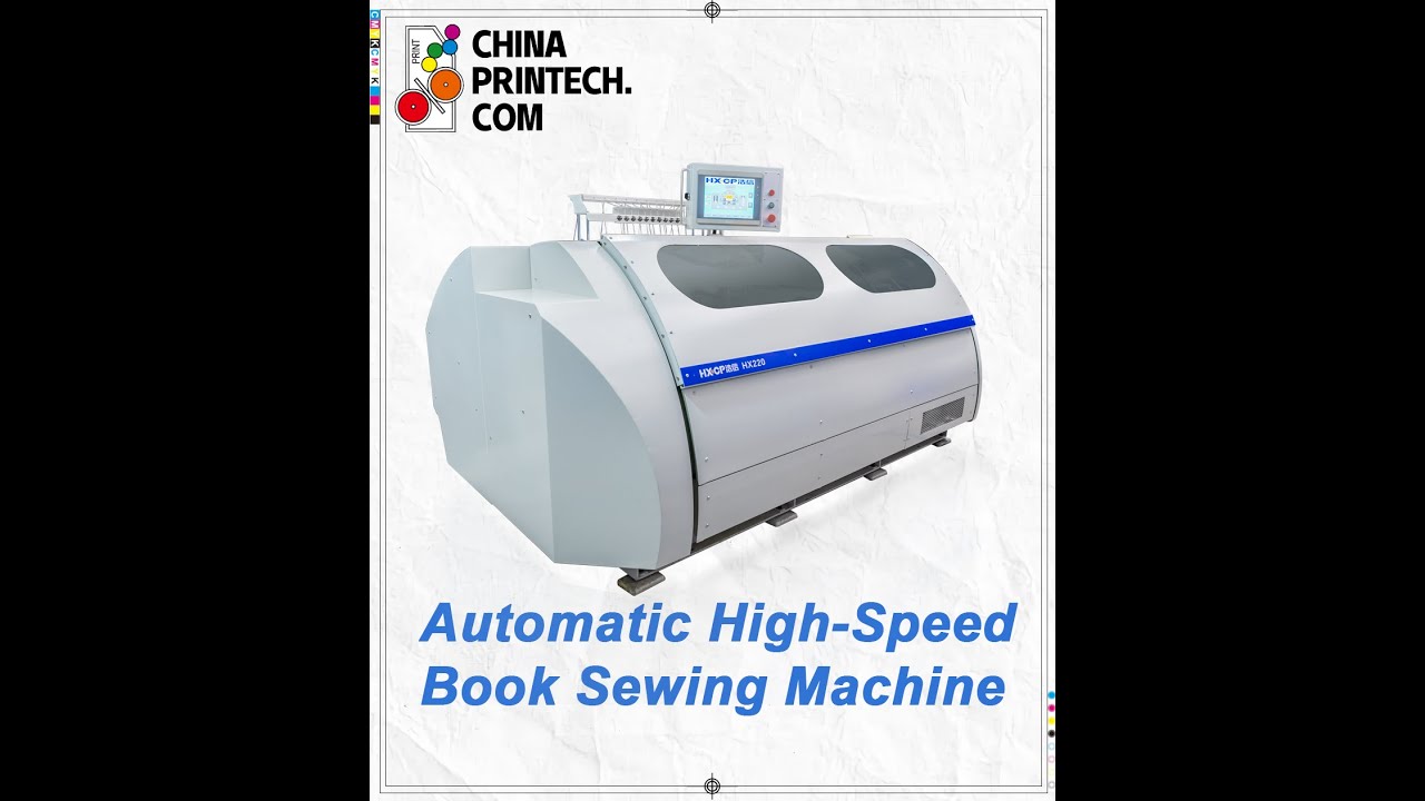 #chinaprintech Automatic High Speed Book Sewing Machine