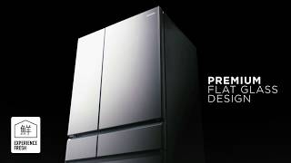 Panasonic Premium Flat Glass Design Refrigerator range