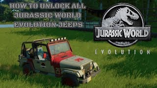 Jurassic World Evolution: How To Unlock All 3 Different Jeeps