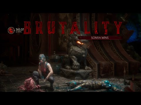 Mortal kombat 11 - Sonya Blade #Secret #Brutality | Head #blaster