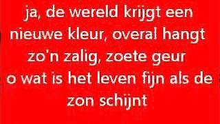 Andre van Duin - Als de zon schijnt - Songtekst/Lyrics
