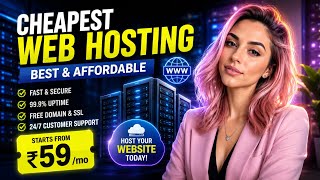 🚀 Cheapest Web Hosting in India | Starts at ₹59/Month