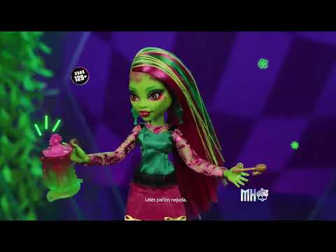 Mattel MONSTER HIGH SKULTIMATES siurprizų rinkinys – Drakulaura, vidurnakčio sodo serija (HYT72) video
