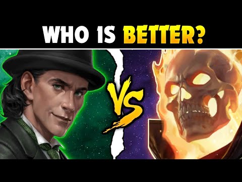 Loki T4 vs Ghost Rider T4 GBR Comparison | Loki God of Stories T4 Worth? - Marvel Future Fight