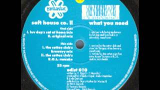 Soft House Co. II - What You Need (Luv Dup's Sat At Home Mix)