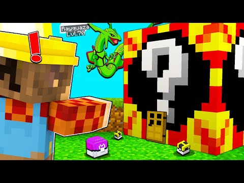 *PRIMA VOLTA* APRIAMO IL PIXELMON LUCKYBLOCK GIGANTE DI MINECRAFT!!