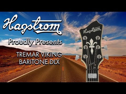 Hagstrom Tremar Viking Baritone DLX BLK