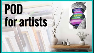 Why I’m using Printful to drop ship canvas art prints | Print on demand for artists