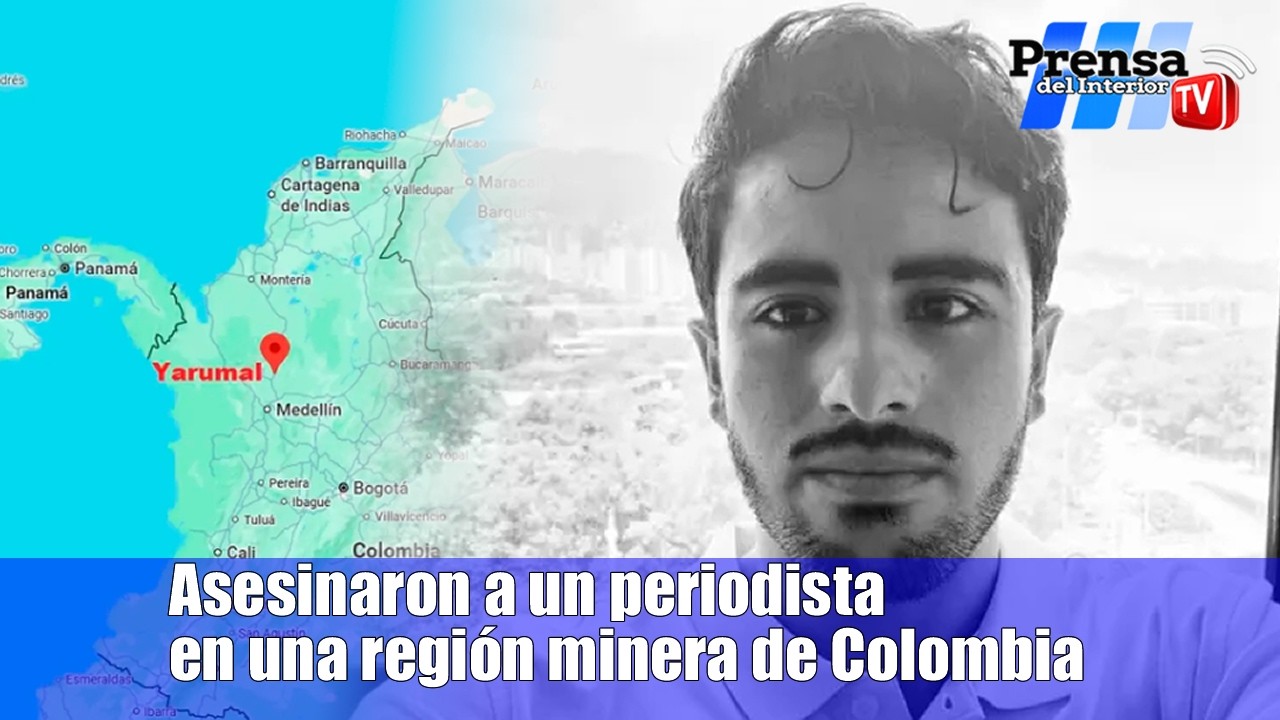 Asesinaron a un periodista en Colombia: Alarma por la violencia