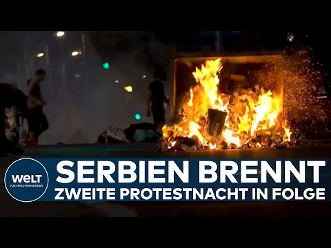 Video Thumbnail: PROTESTE IN SERBIEN: Polizei greift Studenten hart an – 114 Festnahmen