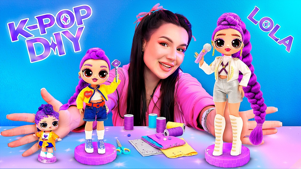 ローラがルミのために作るハンドクラフト8個 - K-POP デーモンハンターズ!　L.O.L.ドールのための8つのDIY