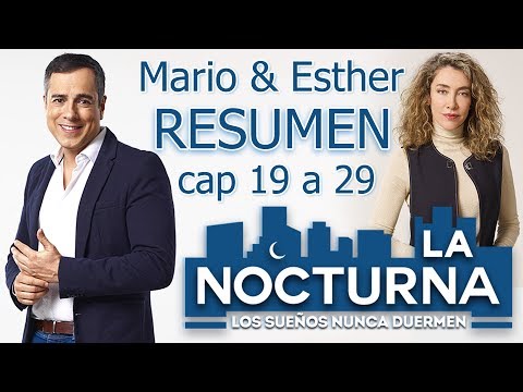 LA NOCTURNA ♥ El romance de Mario y Esther ♥ Resumen capítulos 19 a 29