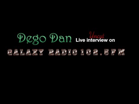 Dego Dan - Live Interview at Galaxy Radio 102.5 FM. Pt 1