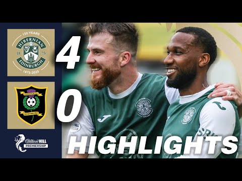 Hibernian 4-0 Livingston | HIGHLIGHTS | William Hill Premiership