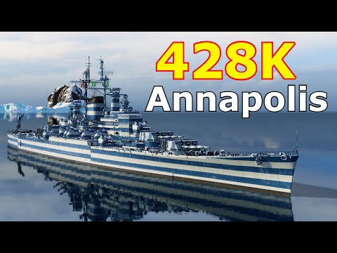 World of WarShips Annapolis - 6 Kills 429K Damage