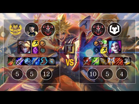 GAM Kiaya Ezreal vs Progamer GankZero Jinx Bot - KR Patch 10.13