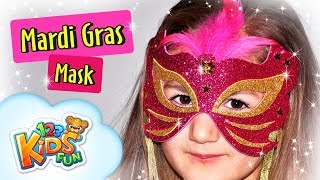 DIY Mardi Gras Mask | Easy Party Mask to Make at Home
