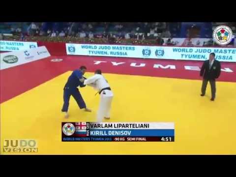 Judo World Masters Tyumen 2013: Varlam LIPARTELIANI (GEO) - Kirill DENISOV (RUS) Semi Final [-90kg]