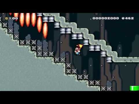 Descent into Darkness by Miker - Super Mario Maker - No Commentary 1AC