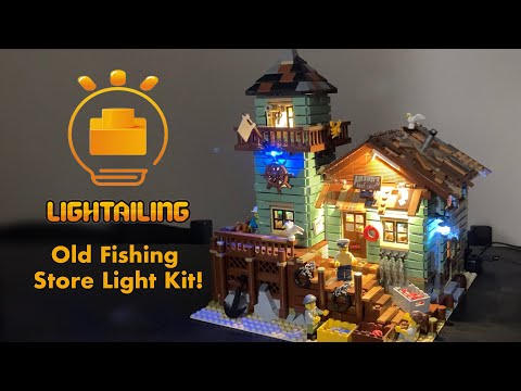 LEGO Old Fishing Store Light Kit from Lightailing!