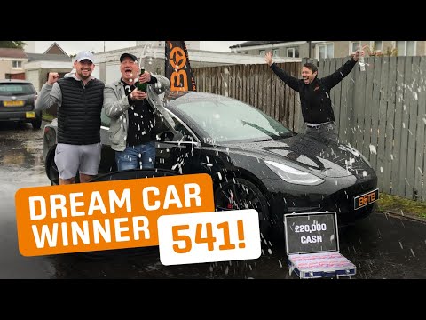 Winner! Week 34 2020 (17th - 23rd August) - Andrew Boyle - Tesla Model 3 Standard Range + £20k Cash