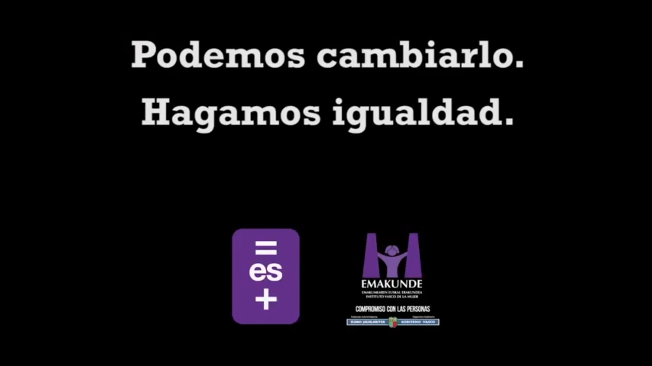 Campaña del 8 de marzo: "La desigualdad no nace, se hace" (Spot 1)