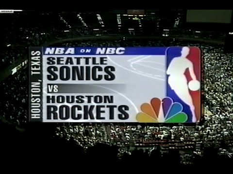NBA On NBC - Sonics @ Rockets 1997 WCSF Deciding Game 7