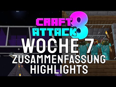 Craft Attack 8 KOMPLETTE WOCHE 7 ZUSAMMENFASSUNG - Jeder Teilnehmer| Von Fan für Fans | Urutox