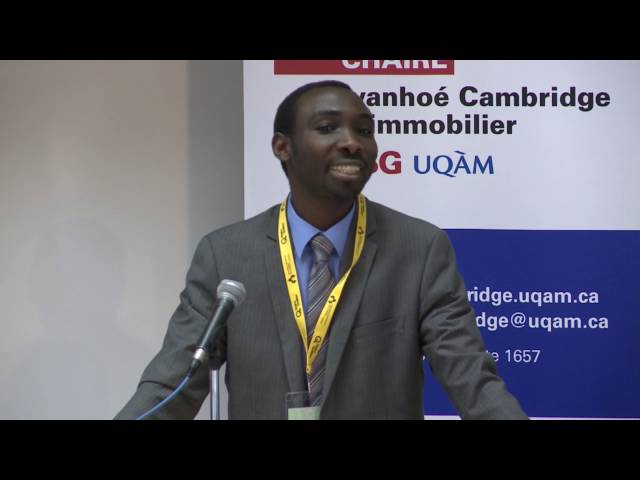 Acfas 2016: Colloque 497 en immoblilier – Maazou Elhadji Issa, École des Sciences de la Gestion (ESG) – UQAM