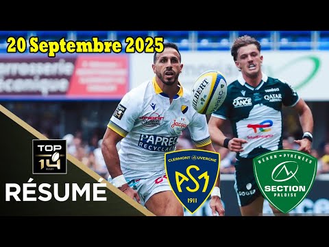 TOP14: Full game summary Clermont vs Section Paloise: Day 3 - 2025/2026 season