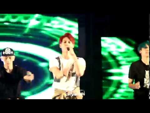 150807 용평 하트어택 게릴라콘서트 JJCC 빙빙빙 에디 직캠