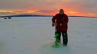 Ice Fishing for Lake Trout, Salmon, Cusk Burbot