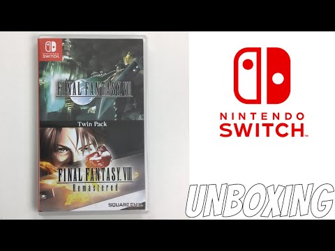 NINTENDO SWITCH FINAL FANTASY 7 AND 8 REMASTERED TWIN PACK UNBOXING