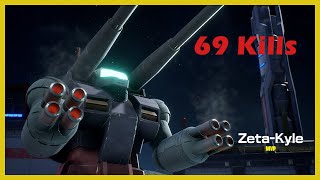 Guntank Gameplay 69 Kills: Gundam Evolution