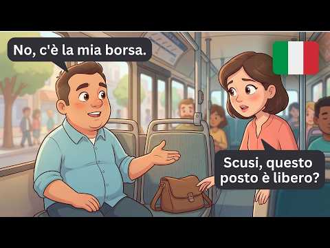 🇮🇹 12 Minutes of Natural Italian Conversations | Daily Life (A1-A2)