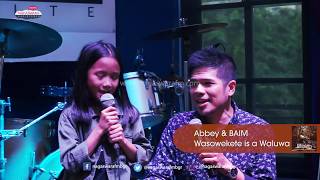 Abbey &amp; Baim Wasowekete is a Waluwa Pelangi Usai Hujan Live