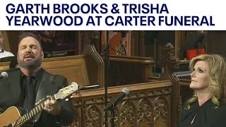 Garth Brooks and Trisha Yearwood sing at Jimmy Carter&#39;s funeral | FOX 5 News