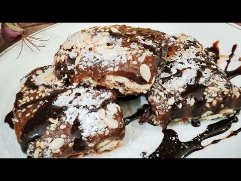 You will be surprised ! Delicious dessert for every day without baking , without flour ,with gelt.