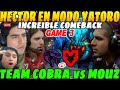 K1 Is In YATORO PELADO MODE Team COBRA Vs Team MOUZ GAME 3 Leo Benjaz Impressed