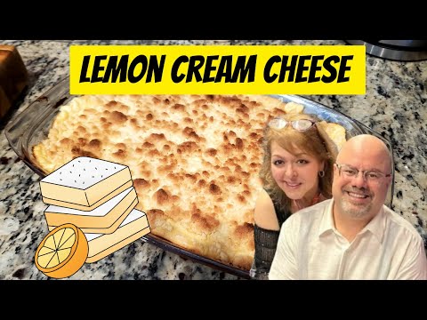 Lemon Cream Cheese Dump Cake! Just 4 Ingredients - Quick and Easy!#dumpcake #lemonbars #lemoncake