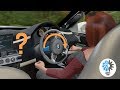 How does the Steering Wheel automatically returns to its center?