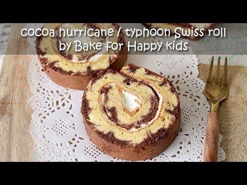 Cottony Soft Cocoa Hurricane Swiss Roll