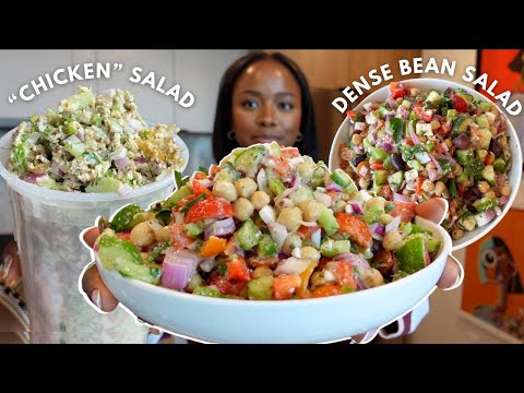 Two Salad Recipes I've Been Making All Summer | Plant-based, Healthy, Meal Prep Friendly