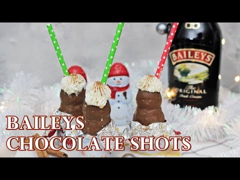 DIY CHOCOLATE SHOT GLASSES WITH BAILEYS | INTHEKITCHENWITHELISA