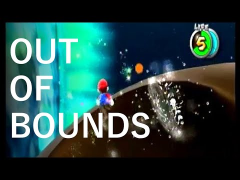 Super Mario Galaxy - Out of Bounds on Freezeflame Planet Glitch
