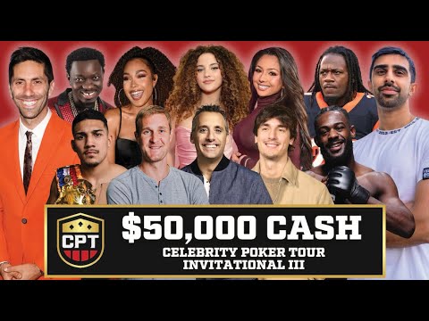 I'm Playing For $50,000 Against Celebrities At PokerGo!! Watch Live!