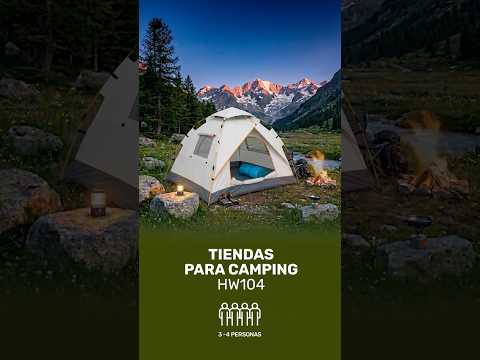 Casa de campaña plegable Azul para 2-3 personas HW103-BU
