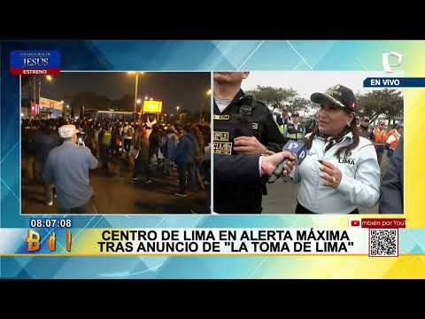 MML sobre marcha “La toma de Lima”: el centro histórico es intangible (1/3)